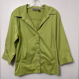 Chico’s button up blouse size 2
